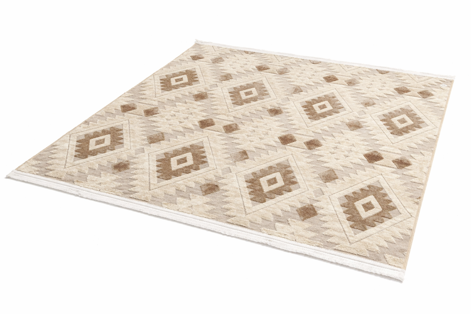 Alfombra Con Relieve Diseño 3D Antideslizante 180x200cm