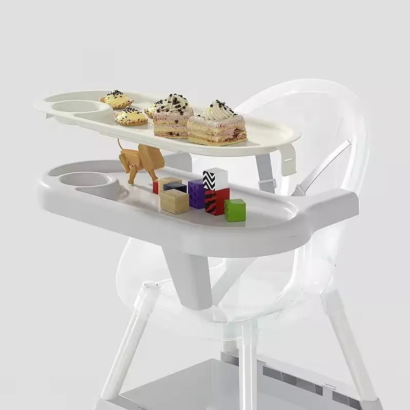 Silla Para Bebes 2 en 1 Altura Ajustable Silla Comedor Infantil