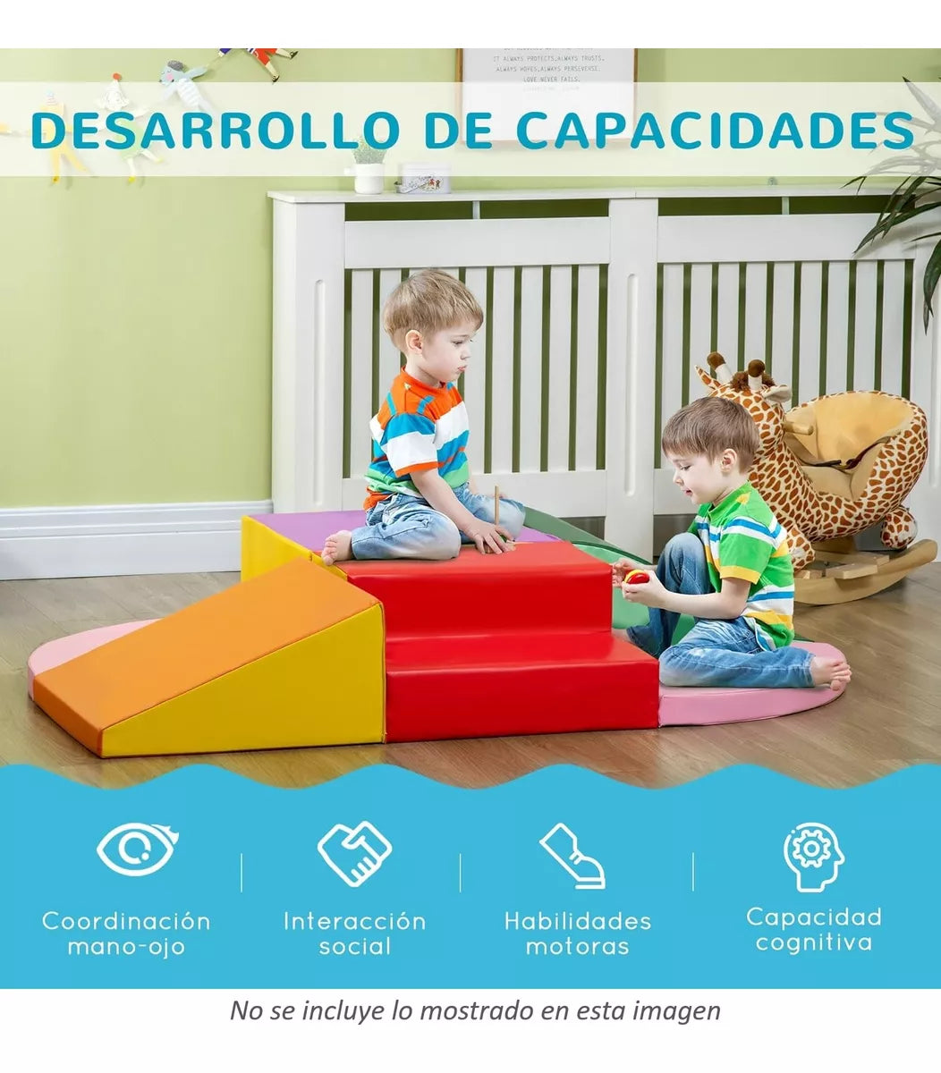 Piso Alzador Para Niños Juego De Escalar Escalera Para Bebes