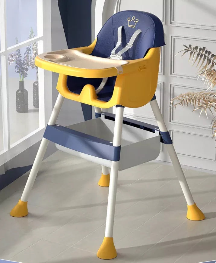 Silla Para Bebes 2 en 1 Altura Ajustable Silla Comedor Infantil