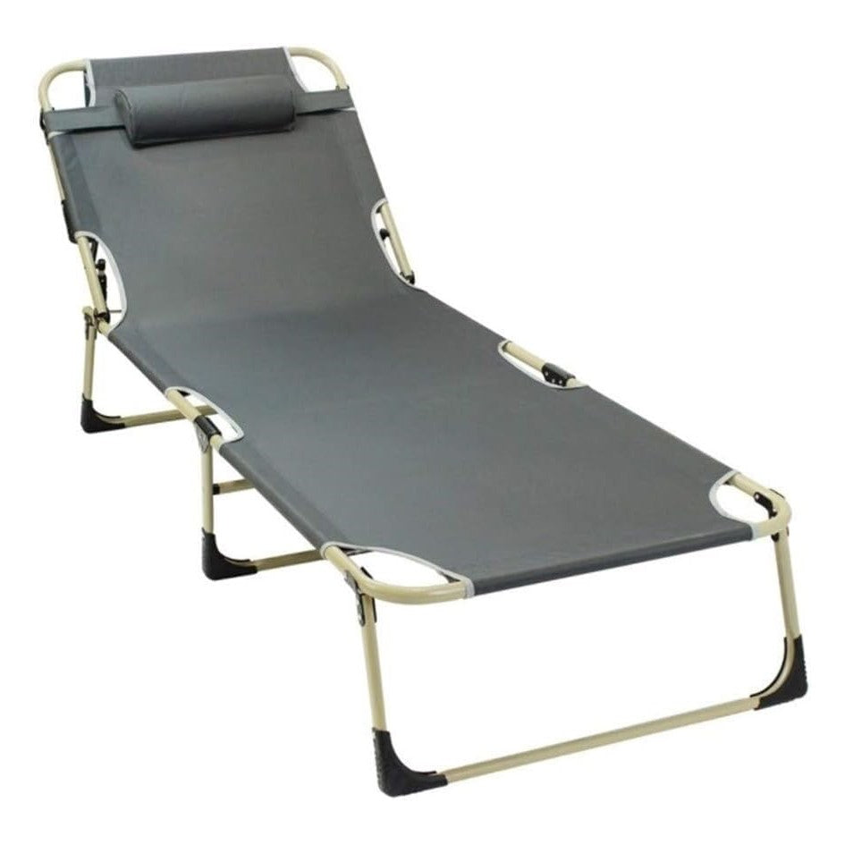 Silla Cama Plegable Portable Para Playa Camping Y Piscina