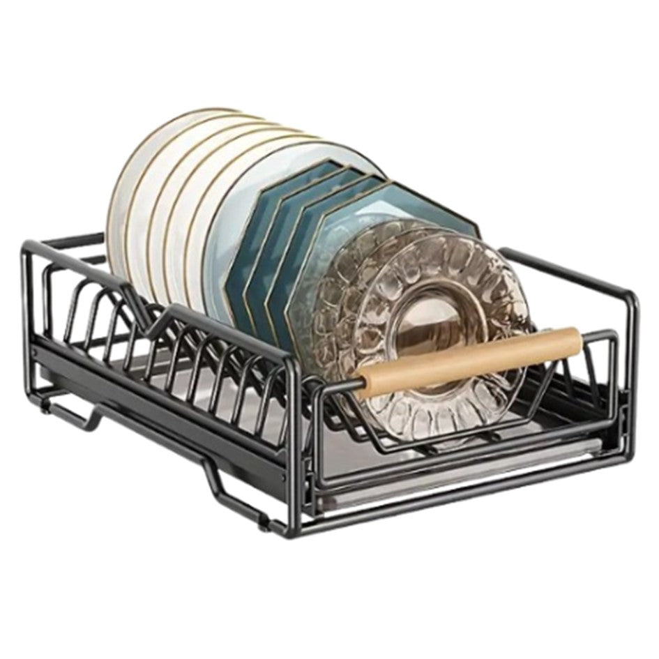 Estante Organizador de Cocina Rack Deslizable de Almacenamiento para Platos Cuencos Bowls Loza