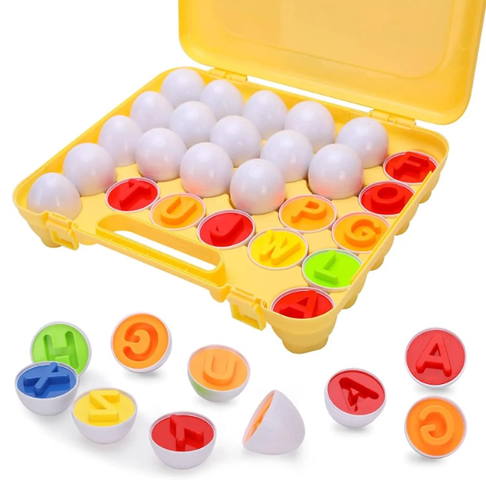 Juguete Interactivo ABC Huevos de Pascua Estudio de Habilidades Alfabeto