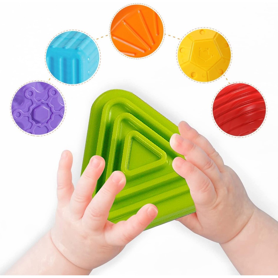 Juego Didáctico Cubo Sensorial Bebe Estimulación Temprana