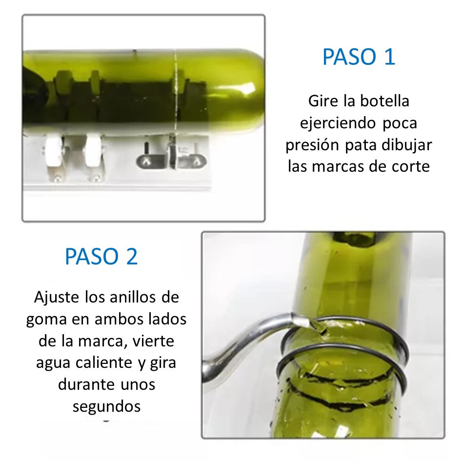 Cortador De Botellas De Vidrio + Kit Accesorios