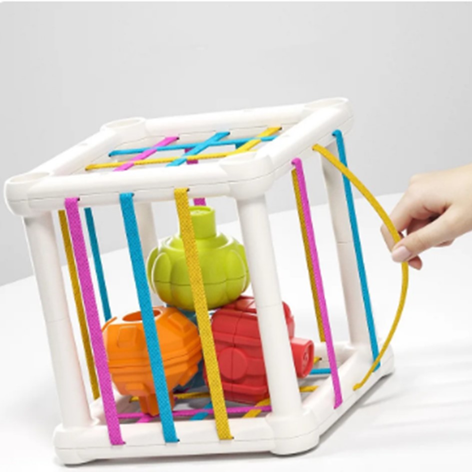 Juego Didáctico Cubo Sensorial Bebe Estimulación Temprana