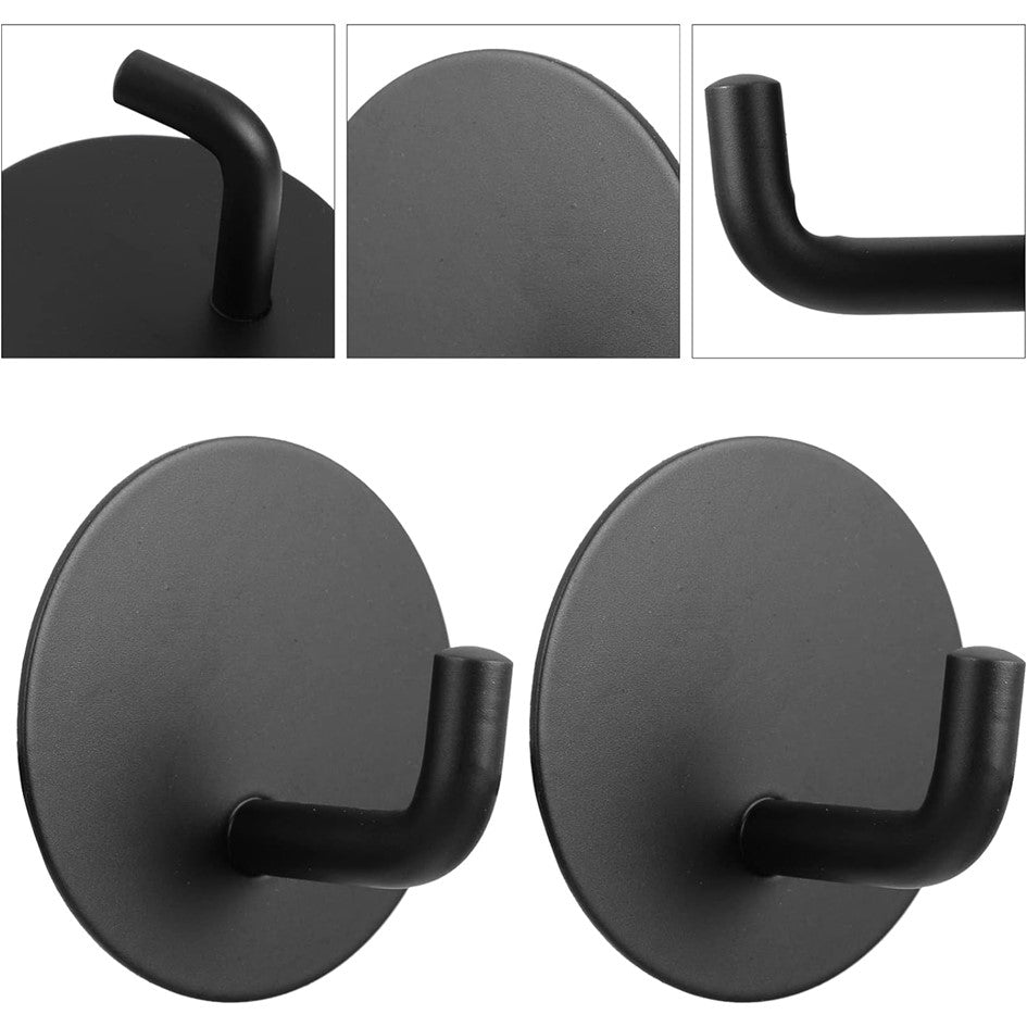 Gancho Adhesivo para Pared Colgador Toallas Baño Acero Inoxidable