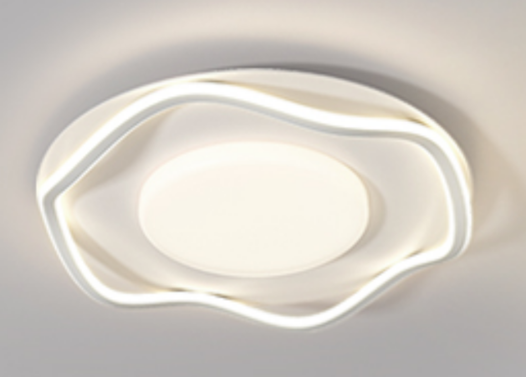 Lámpara De Techo 3 Tonos Luz Foco Led De Hogar Minimalista 40cm 50w 620-22 Wakeshome