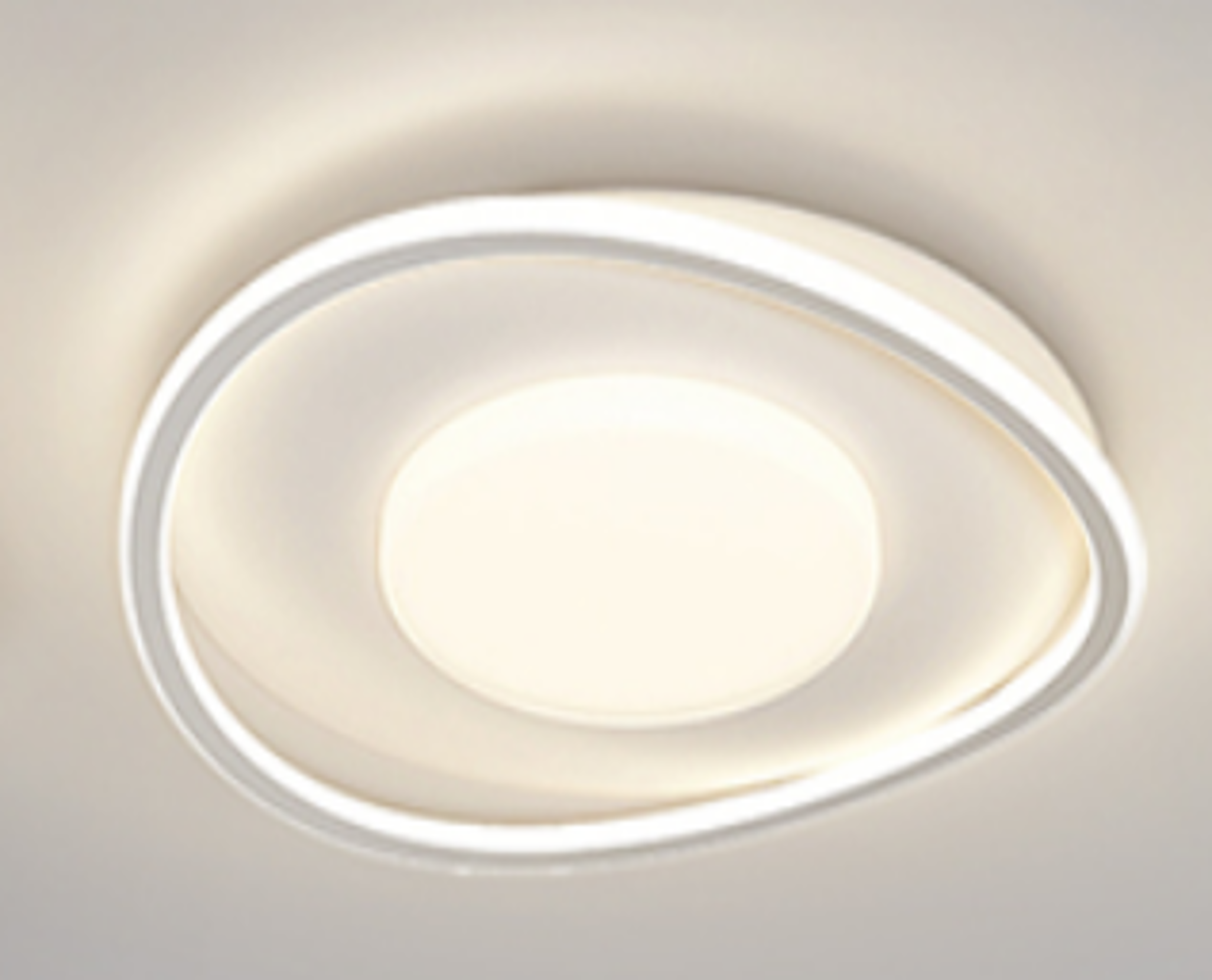 Lámpara De Techo 3 Tonos Luz Foco Led De Hogar Minimalista 40cm 50w 620-22 Wakeshome