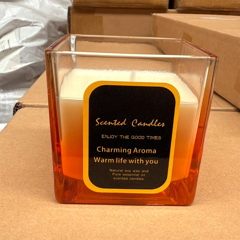 Velas Románticas De Aromaterapia En Forma De Copa De Vidrio