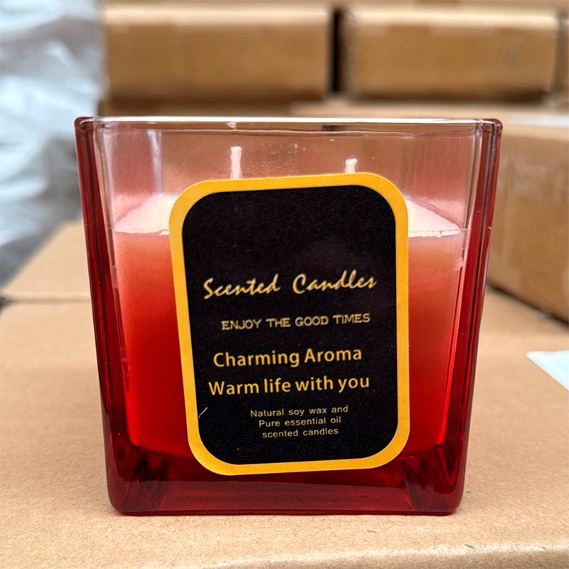 Velas Románticas De Aromaterapia En Forma De Copa De Vidrio