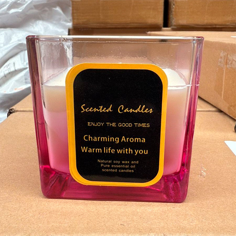 Velas Románticas De Aromaterapia En Forma De Copa De Vidrio