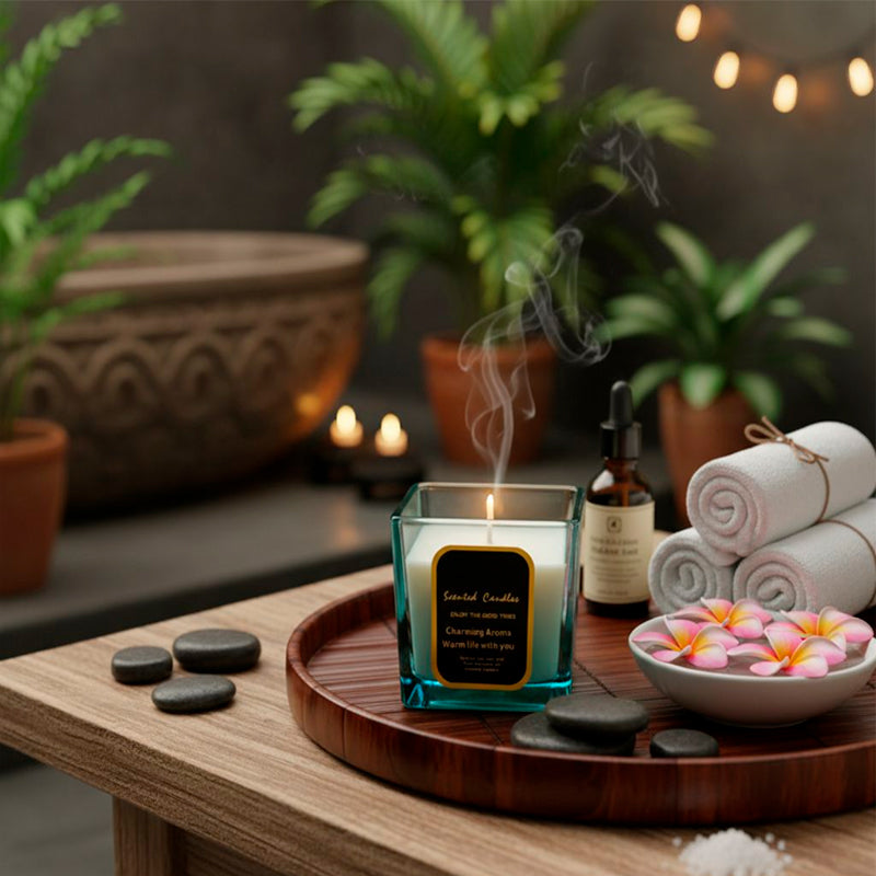 Velas Románticas De Aromaterapia En Forma De Copa De Vidrio