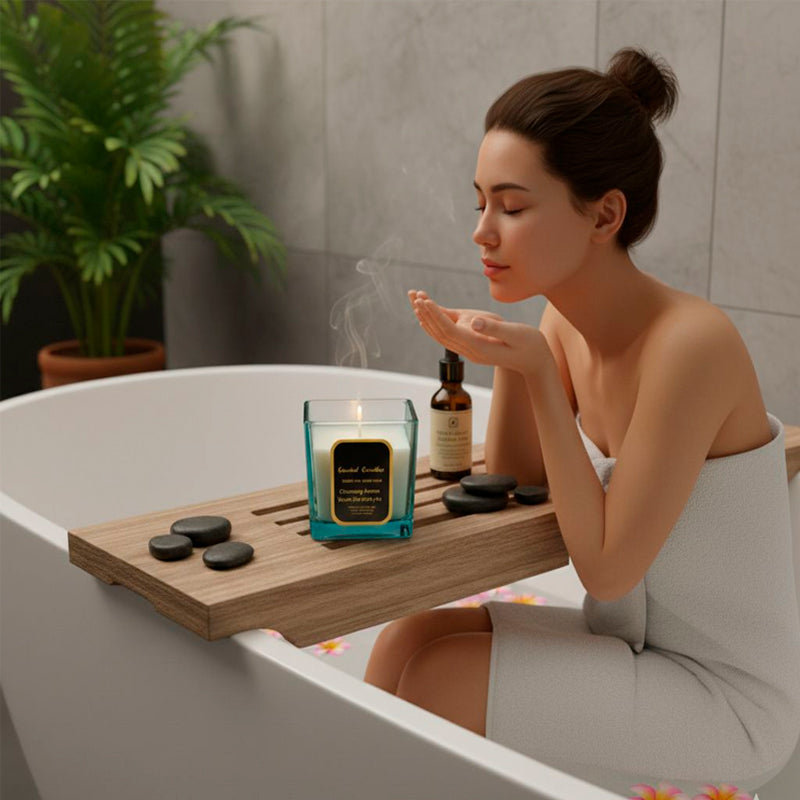 Velas Románticas De Aromaterapia En Forma De Copa De Vidrio