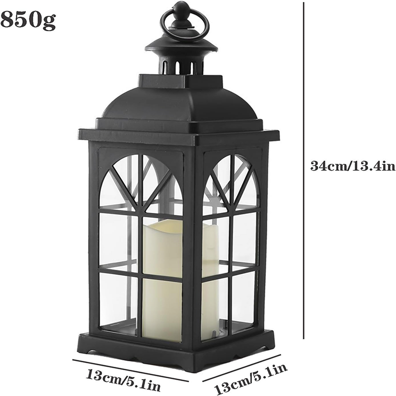 Adorno De Navidad Lampara Farol Led Decorativo