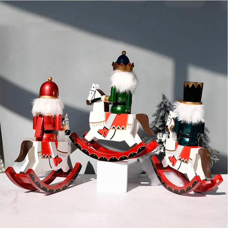 Muñeco De Navidad Cascanueces Madera Adorno Arbol De Navidad