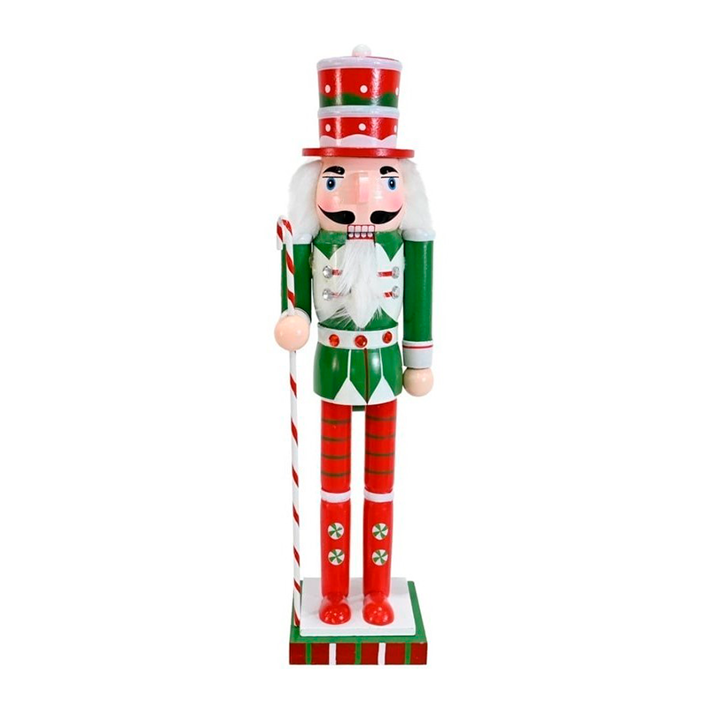 Soldado Cascanueces Navideño Madera Adorno Arbol De Navidad