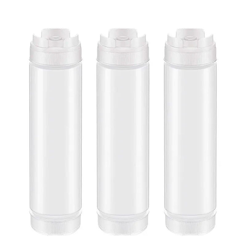 Pack 3 Dispensadores Salsa Salsero Plastico 360ml