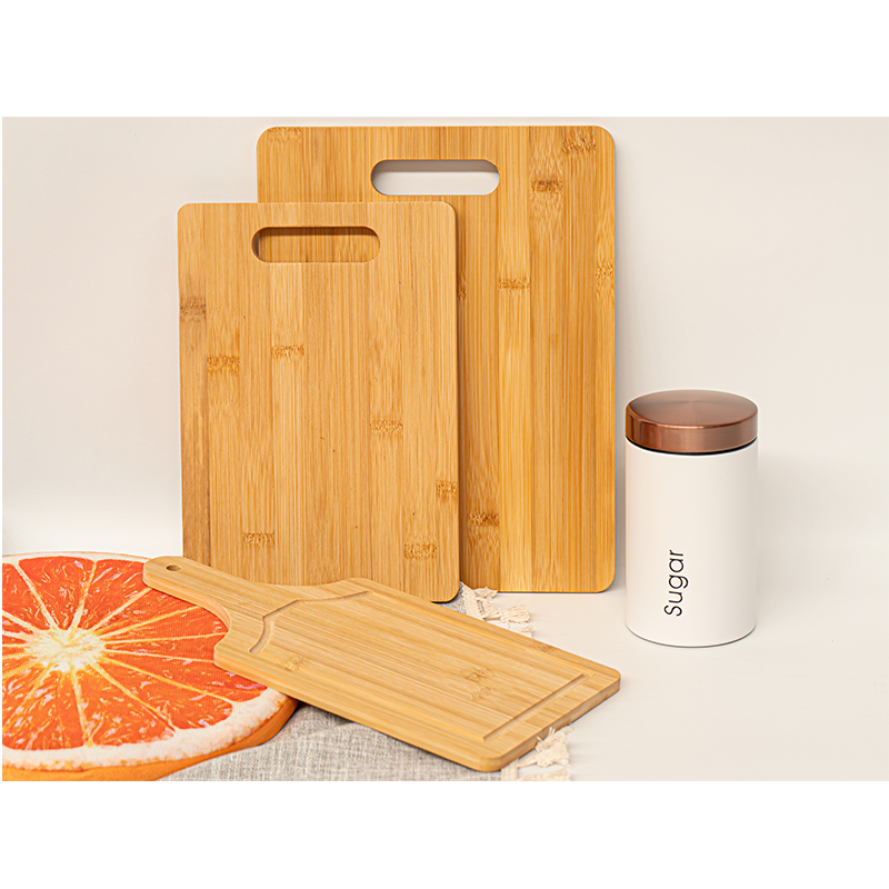 Set de 3 Tablas para Picar de Bambú