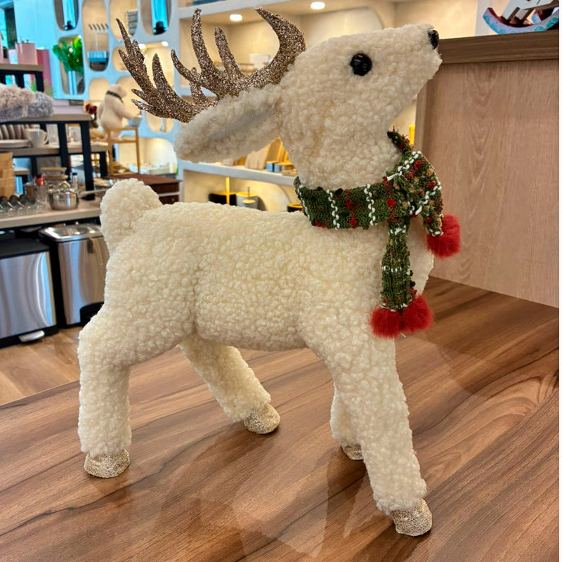 Adorno Para Arbol De Navidad Reno Pascuero Peluche Navideño