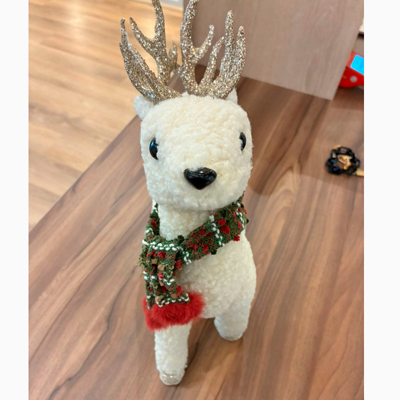 Adorno Para Arbol De Navidad Reno Pascuero Peluche Navideño