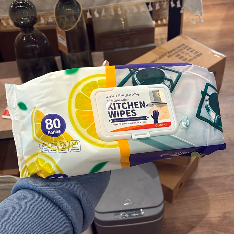 Toallitas Toallas Humedas De Limpieza Cocina Multiusos 80pcs