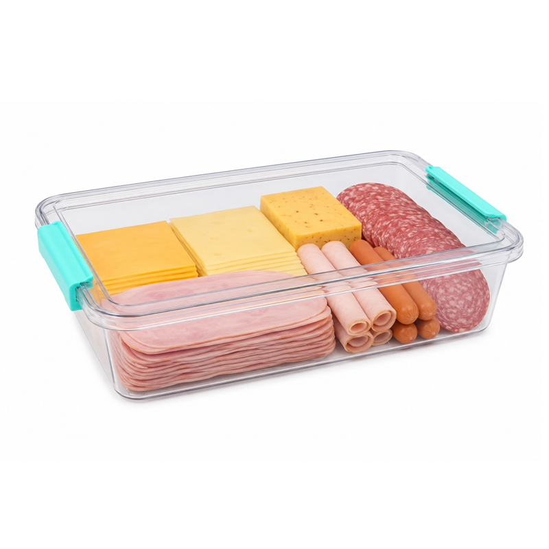 Fiambrería Para Quesos Jamón Tapa Hermética Diseño Apilable