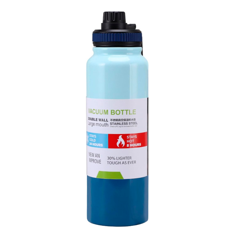 Termo Vaso Termico 1000 ml Acero Inoxidable Antiderrame