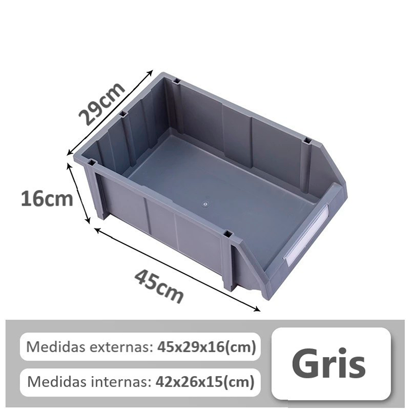Gaveta Industrial Plastica Caja Organizadora Apilable 30lt