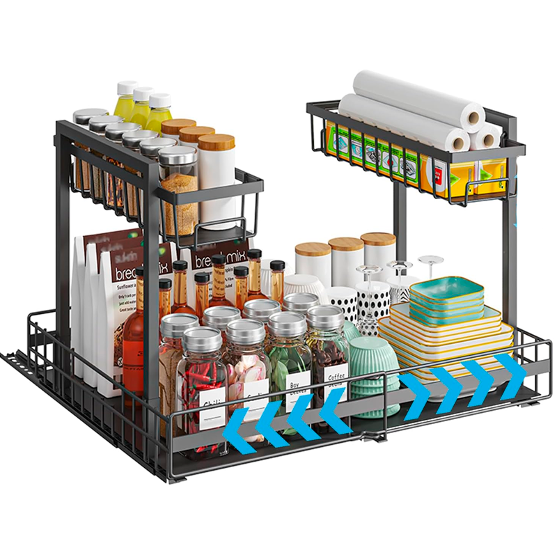 Rack Cocina Debajo Del Fregadero Organizador Expandible 2 Niveles