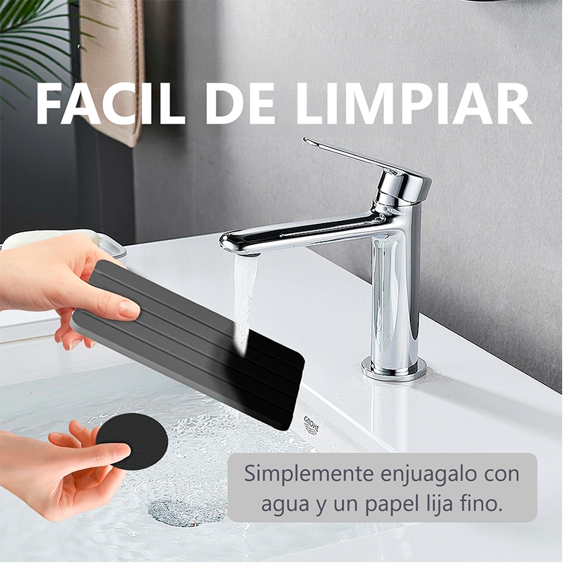 Escurridor De Cocina Bandeja De Secado Absorbente Para Baño Gris Oscuro