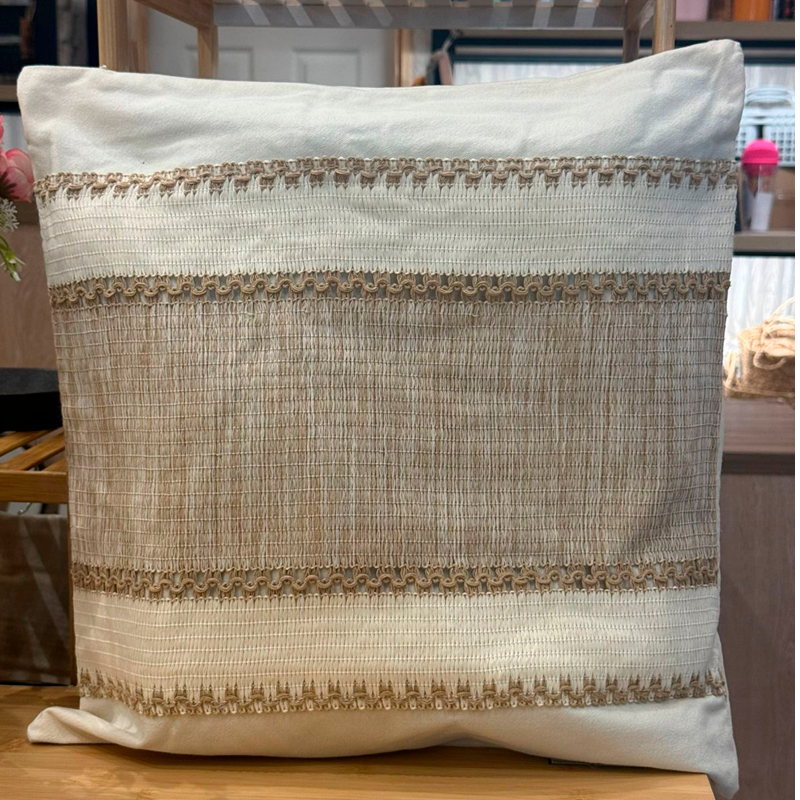 Funda de Cojín Boho Tejida Funda Almohadon Sofa 45x45cm