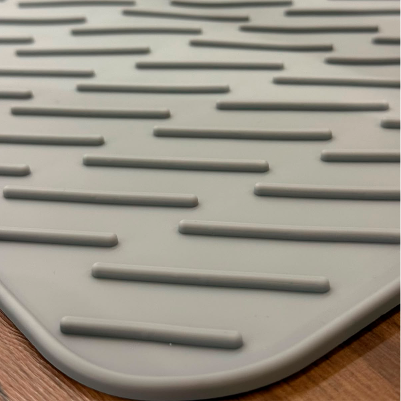 Tapete De Silicona Para Secar Platos Para Encimera De Cocina