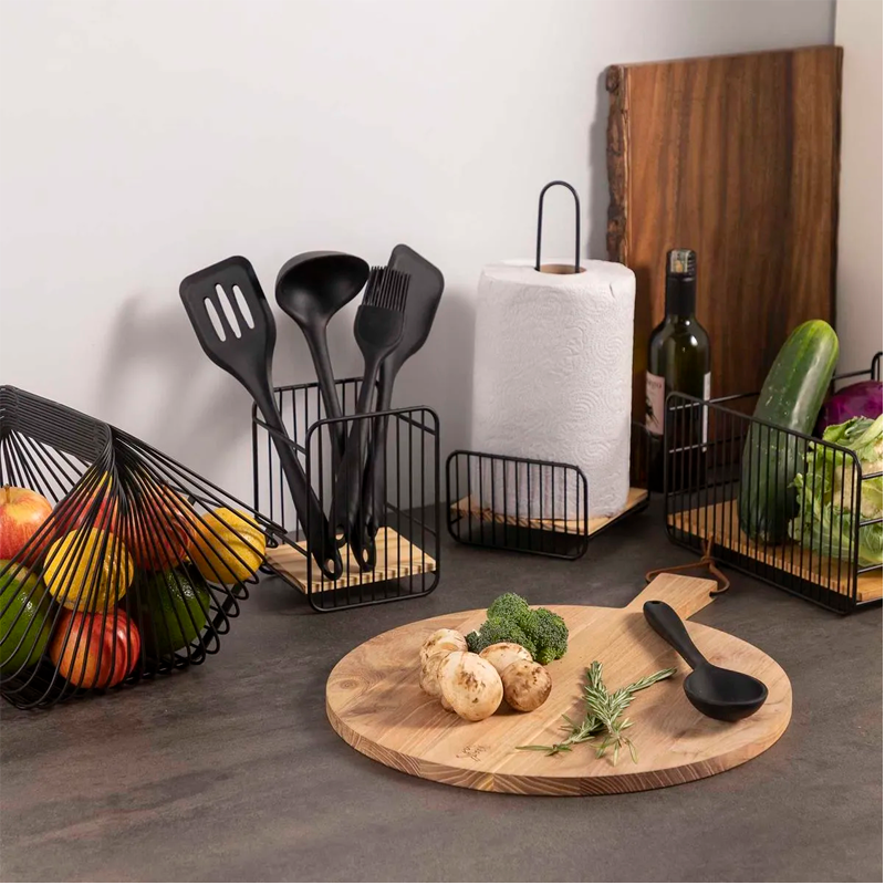 Organizador Porta Cubiertos Soporte para Utensilios Rack Cocina