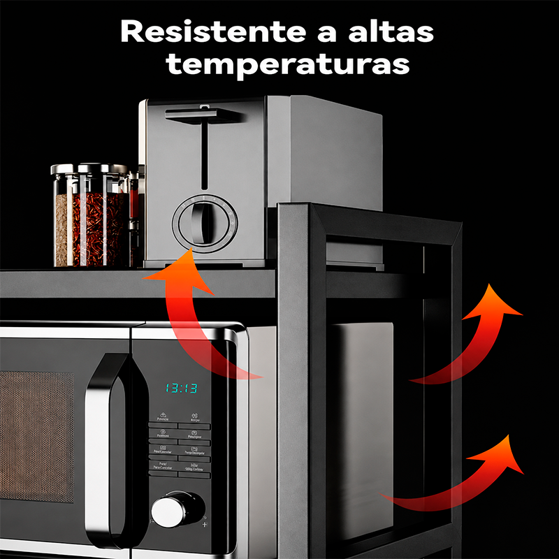 Estante Extensible Para Horno Microondas Rack Organizador Cocina 2 Niveles