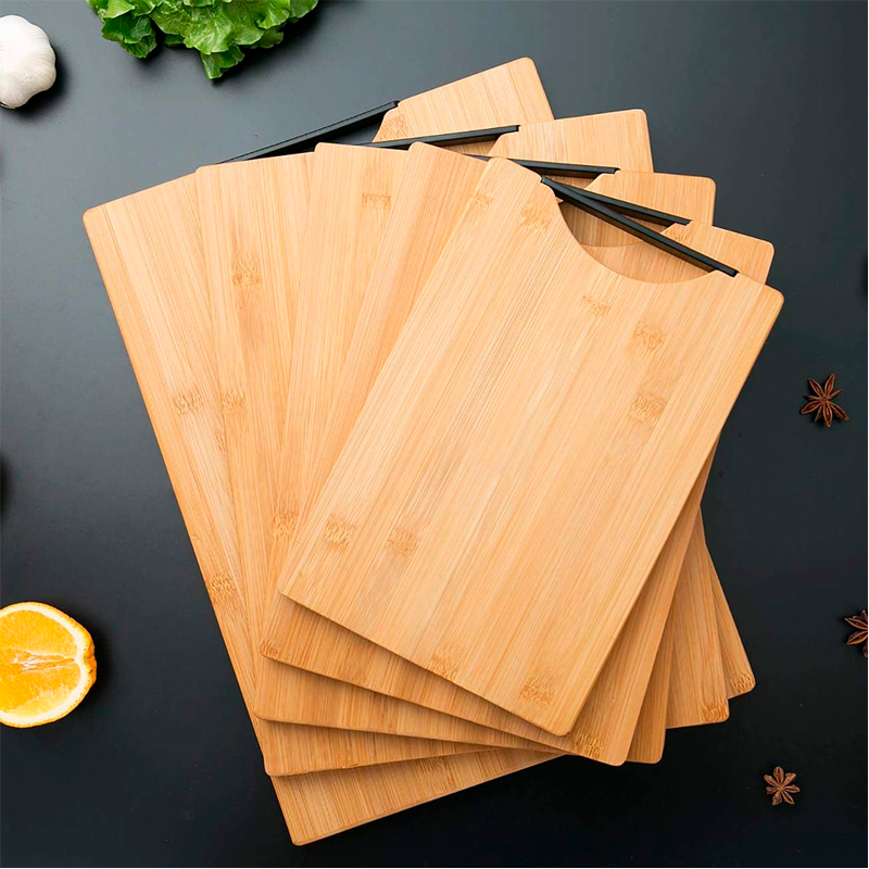 Tabla de Cortar de Madera para Cocina con Mango Antideslizante
