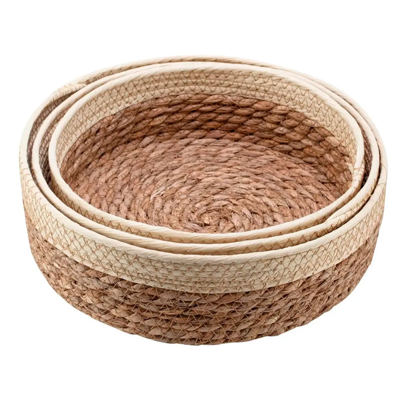 Set 3 Canastos Contenedor De Almacenamiento Cesta De Escritorio