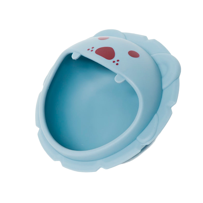 Set De Alimentación Silicona Dividida Con Ventosa Bebés 6pcs Azul Petróleo