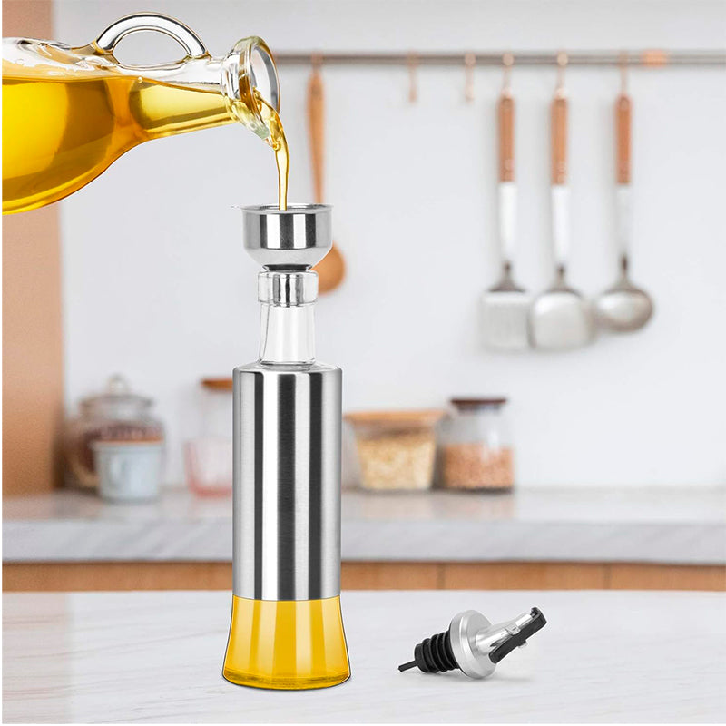 Alcuza Vidrio Botella Dispensador De Aceite, Vinagre /500ml