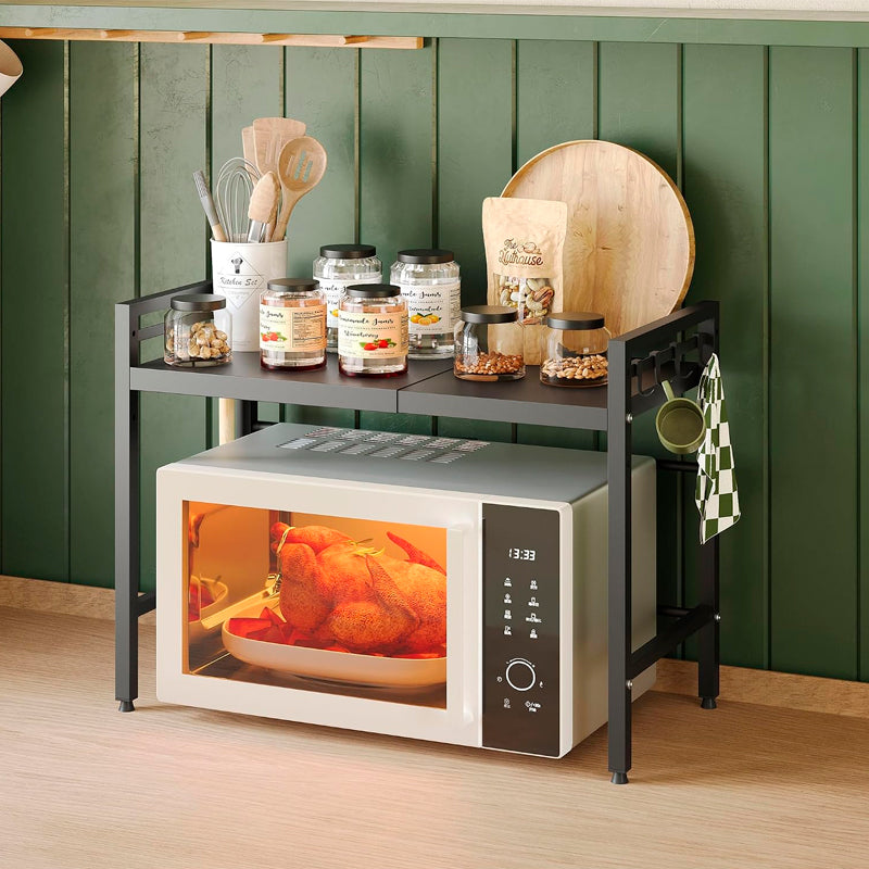 Estante Extensible Para Horno Microondas Rack Organizador Cocina 2 Niveles