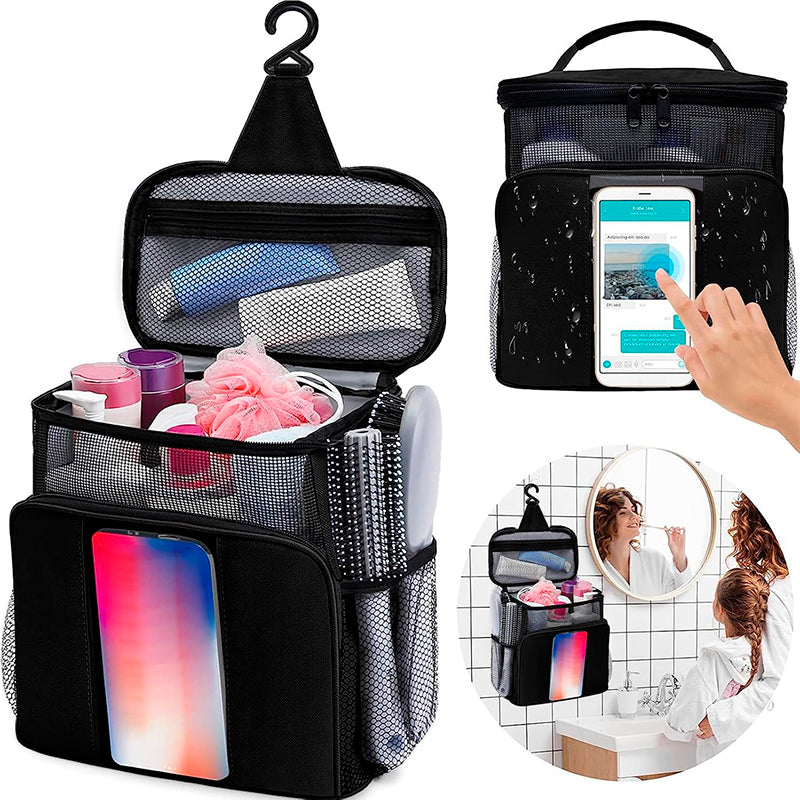 Bolso De Ducha Organizador De Articulos Personales Gimnasio Negro