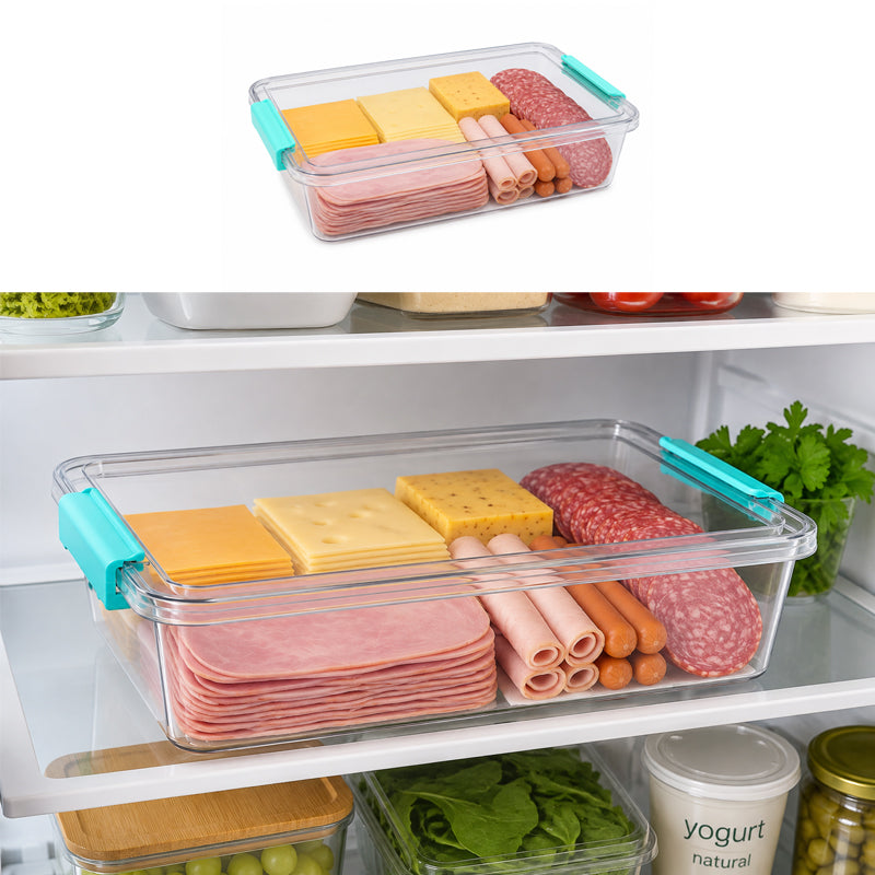 Fiambrería Para Quesos Jamón Tapa Hermética Diseño Apilable