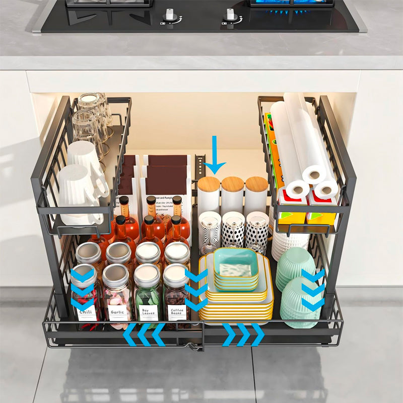 Rack Cocina Debajo Del Fregadero Organizador Expandible 2 Niveles