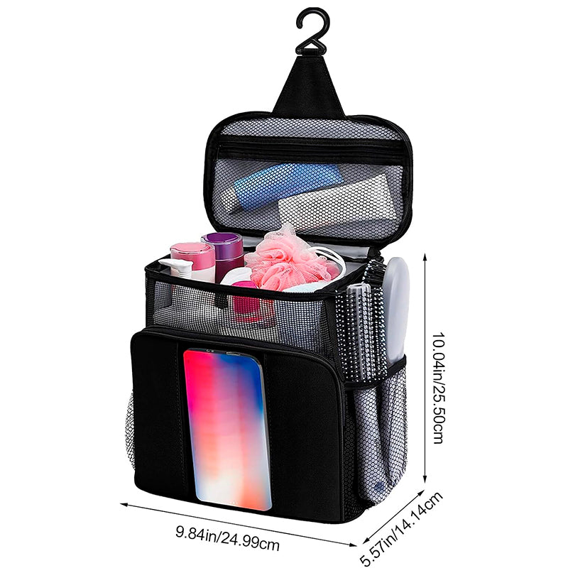 Bolso De Ducha Organizador De Articulos Personales Gimnasio Negro