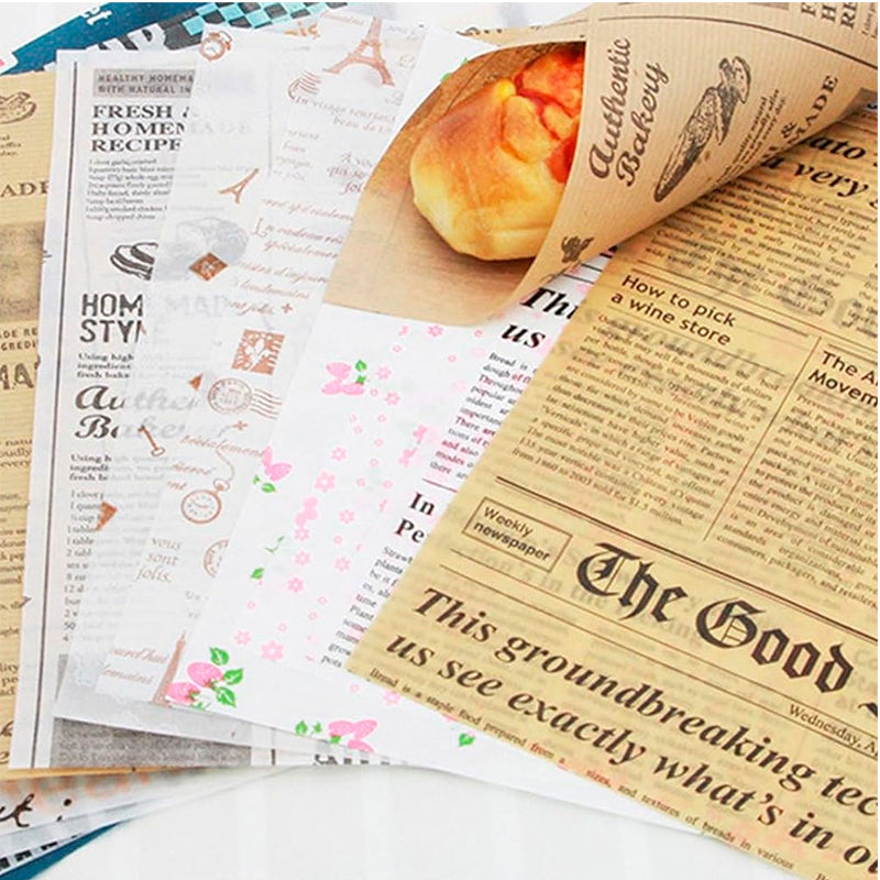Set 1000 Pliegos De Papel Mantequilla 28x38cms Para Comida