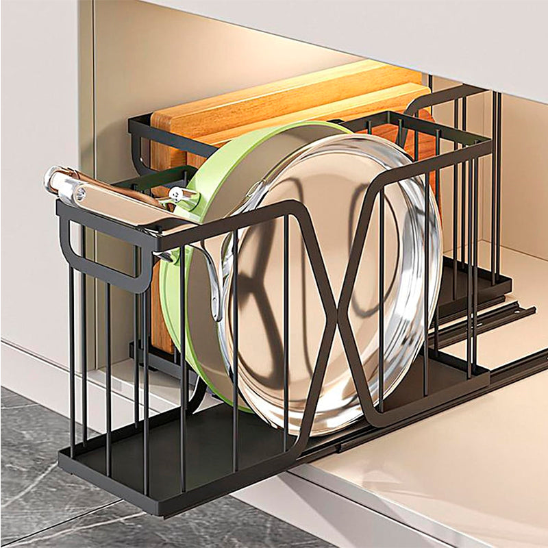 Set 2 Organizador Extraible Bandeja Desplegable para Gabinetes De Cocina