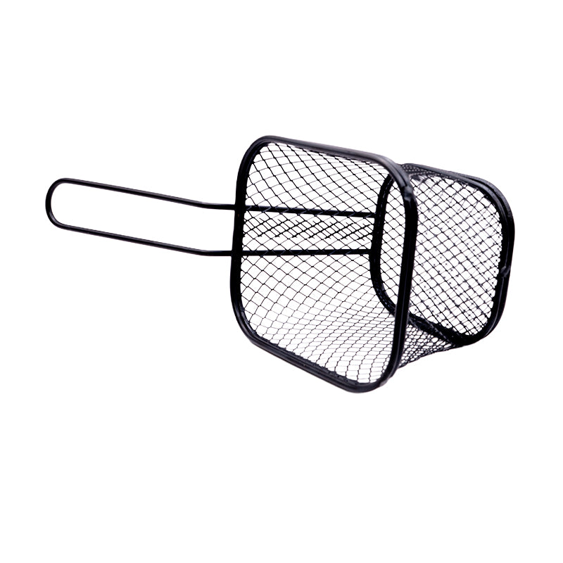 Mini Cesta Cuadrada para Freír Soporte para Papas Fritas de Acero Inoxidable