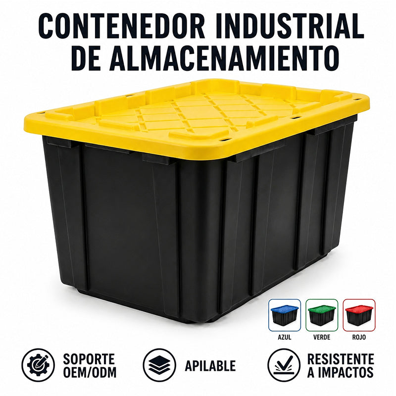 Cajas Logística Organizadora 100litros Apilable
