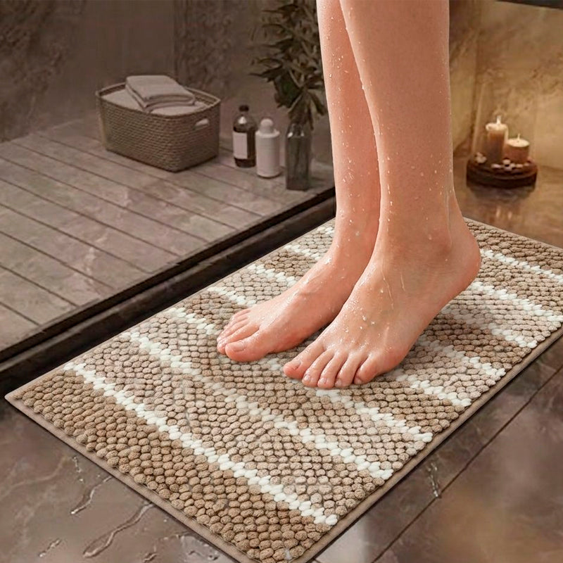 Tapete Alfombrilla De Baño Absorbente Piso Tina Ducha Dormitorio