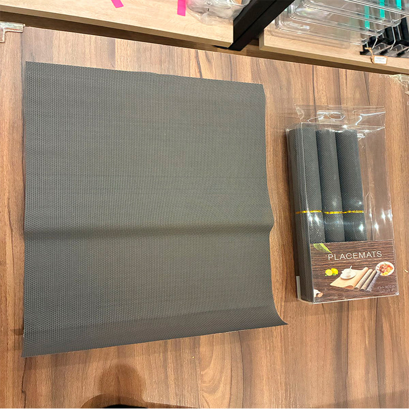 Set 4 Individuales Impermeable De Mesa Rectangulares De Pvc